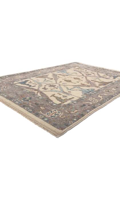 4 x 6 Modern Oushak Rug 80997