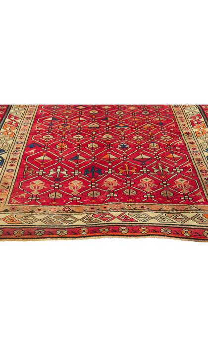 4 x 7 Vintage Turkish Oushak Rug 51554