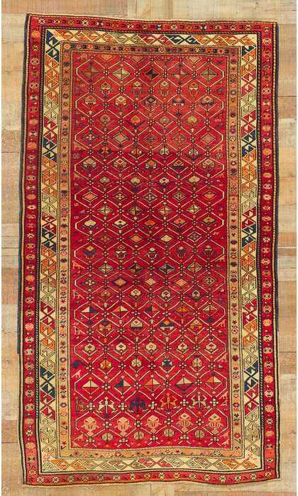 4 x 7 Vintage Turkish Oushak Rug 51554