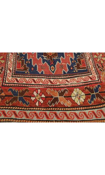 4 x 8 Antique Caucasian Kazak Rug 73080