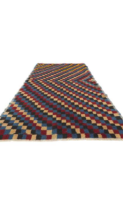 4 x 8 Vintage Turkish Tulu Rug 51577