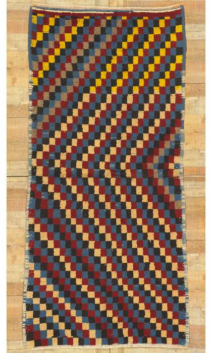 4 x 8 Vintage Turkish Tulu Rug 51577