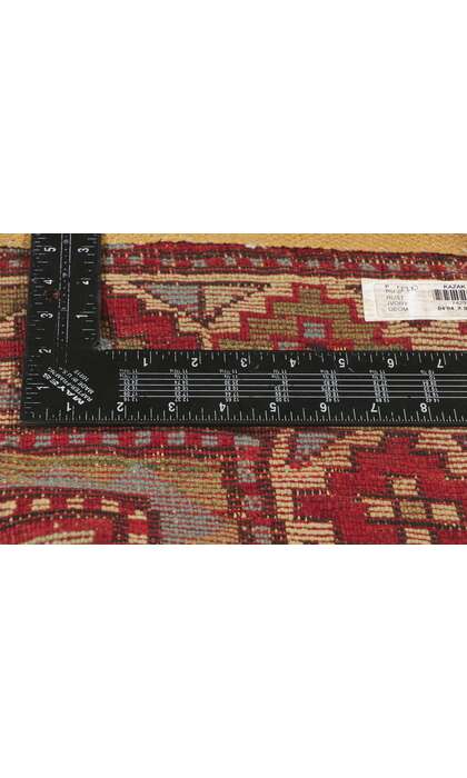 4 x 9 Antique Caucasian Kazak Rug 74292