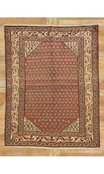 5 x 7 Vintage Persian Hamadan Rug 76090