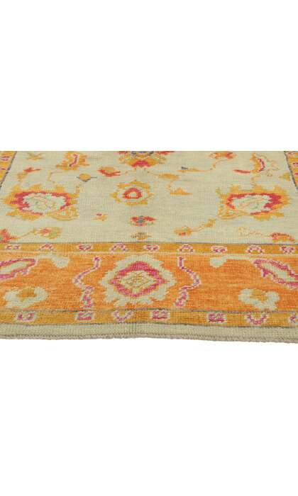 5 x 7 Colorful Oushak Rug 52367