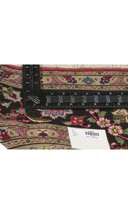 5 x 7 Vintage Persian Silk Tabriz Rug 74399