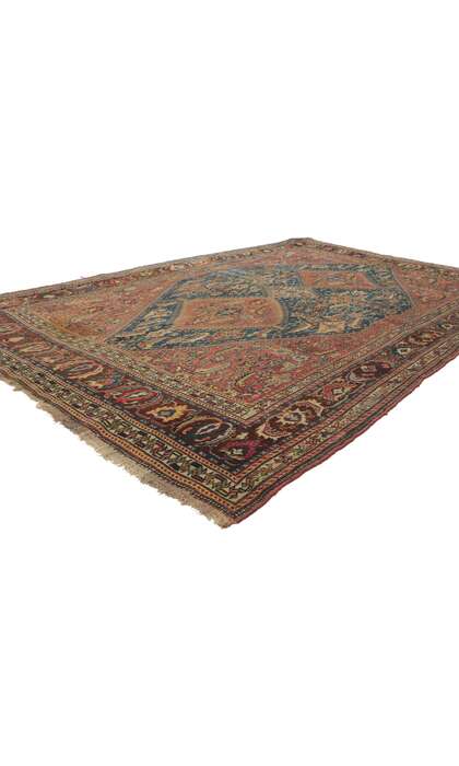 5 x 8 Antique Persian Qashqai Rug 21696