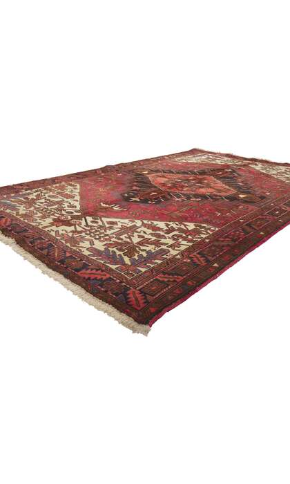 5 x 8 Vintage Persian Heriz Rug 75304