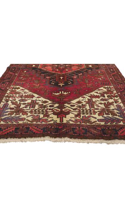 5 x 8 Vintage Persian Heriz Rug 75304