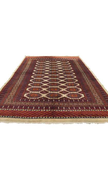 5 x 8 Vintage Pakistani Bokhara Rug 74502