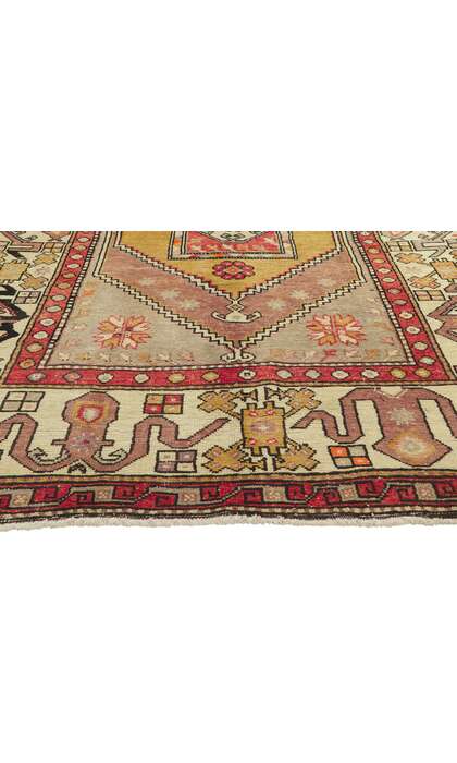 5 x 8 Vintage Turkish Oushak Rug 50328