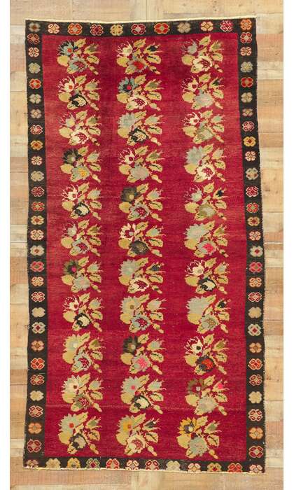 5 x 9 Vintage Turkish Oushak Rug 51670