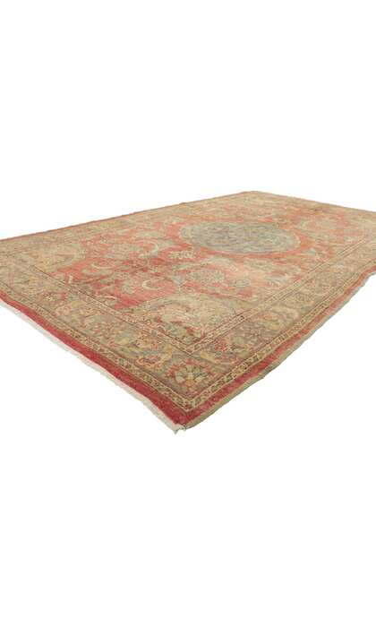 5 x 9 Vintage Turkish Oushak Rug 50523
