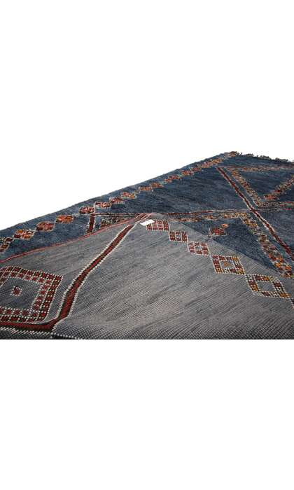 6 x 11 Vintage Blue Beni MGuild Moroccan Rug 20728