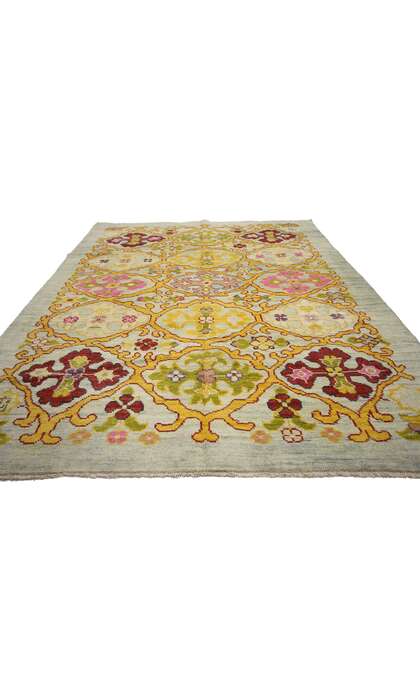 6 x 8 Colorful Oushak Rug 60760