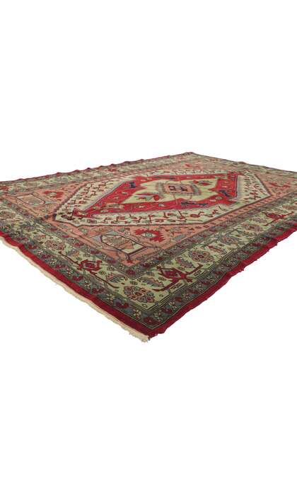 6 x 8 Vintage Egyptian Serapi Rug 71940