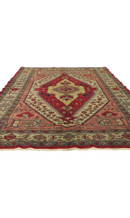 6 x 8 Vintage Egyptian Serapi Rug 71940