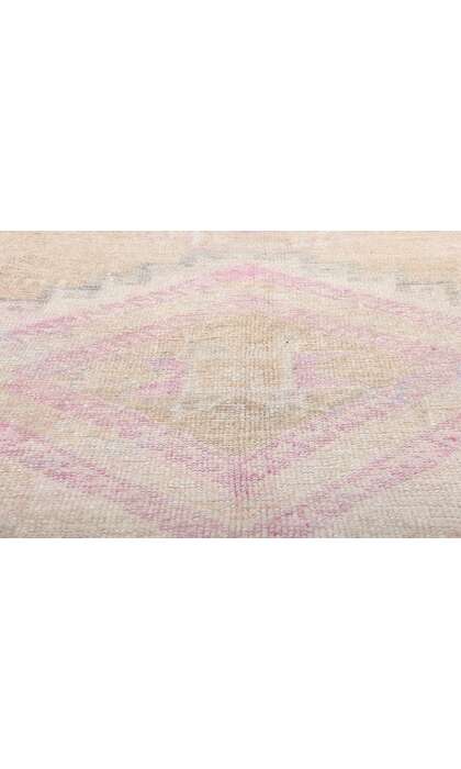 7 x 10 Vintage Muted Oushak Rug 53869