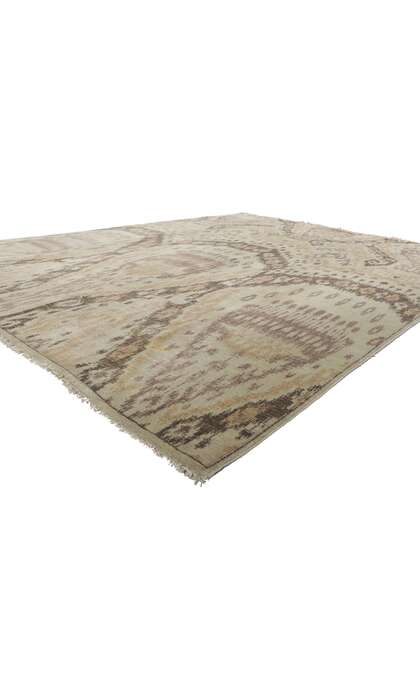 8 x 10 Earth-Tone Ikat Rug 30046