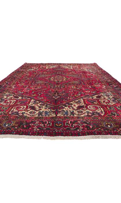 8 x 10 Vintage Persian Heriz Rug 76246