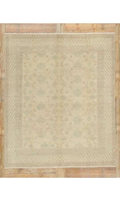 8 x 10 Vintage-Inspired Khotan Rug 30096