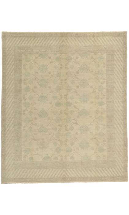 8 x 10 Vintage-Inspired Khotan Rug 30096