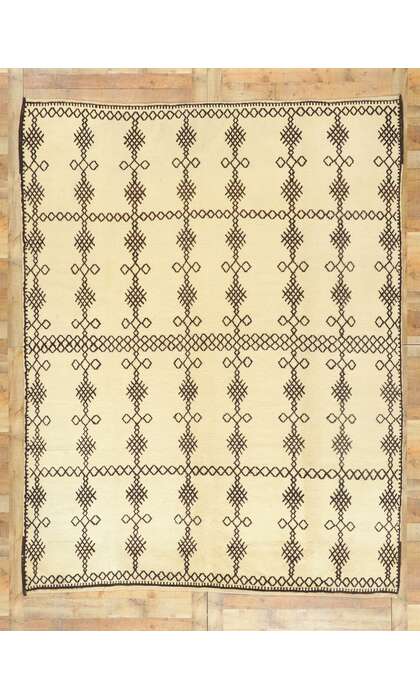 8 x 11 Vintage Berber Moroccan Rug 74168