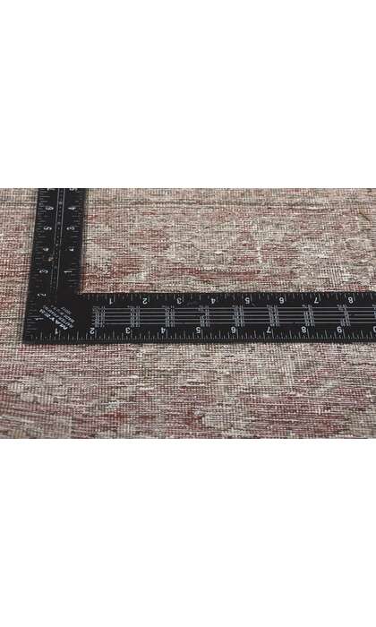 8 x 12 Distressed Vintage Persian Tabriz Rug 78585