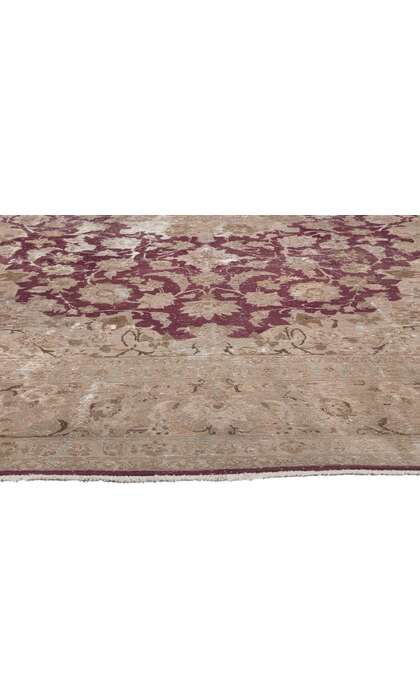 8 x 12 Vintage Persian Kashan Rug 78594