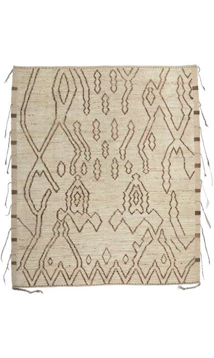 9 x 10 Earth-Tone Moroccan Rug 80797