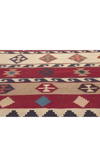 10 x 13 Vintage Persian Shiraz Kilim Rug 78605