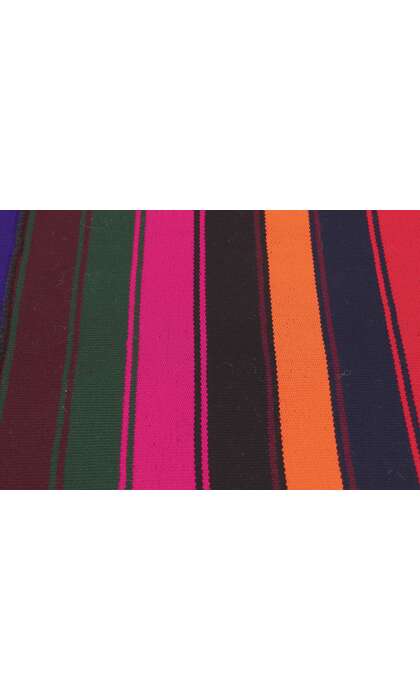 11 x 12 Colorful Turkish Striped Kilim Rug 60741