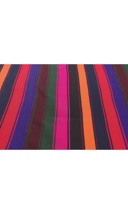 11 x 12 Colorful Turkish Striped Kilim Rug 60741