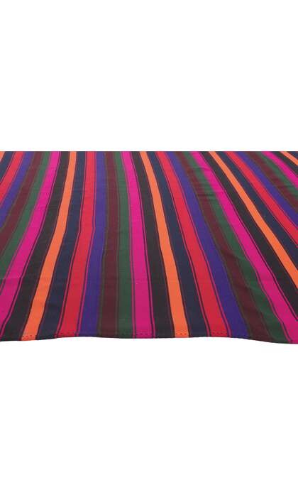 11 x 12 Colorful Turkish Striped Kilim Rug 60741