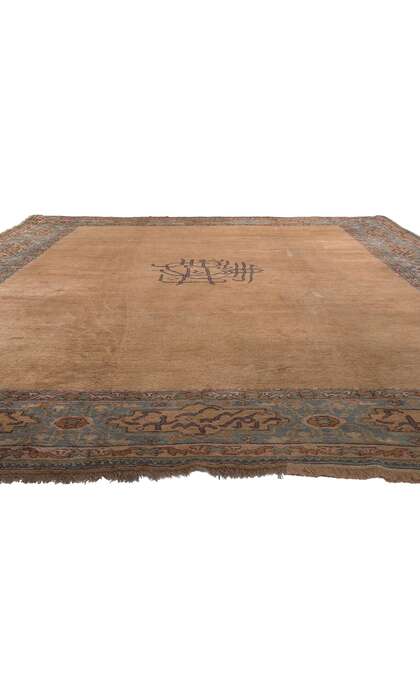 11 x 13 Antique Turkish Oushak Rug 72801