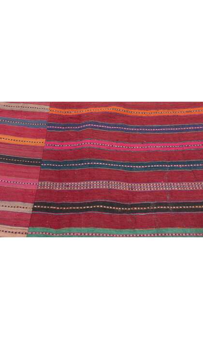 11 x 13 Large Striped Kilim Area Rug 60639