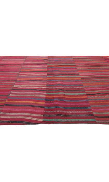 11 x 13 Large Striped Kilim Area Rug 60639