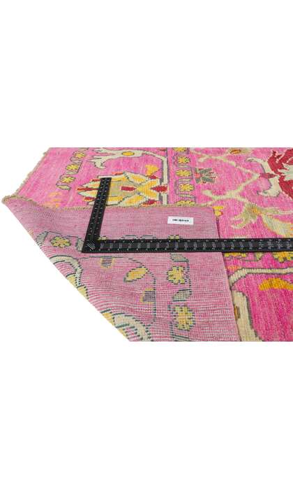 11 x 15 Pink Colorful Oushak Rug 60660