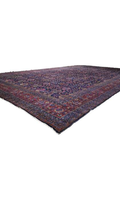 11 x 19 Antique Persian Kerman Rug 77185