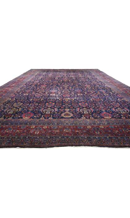 11 x 19 Antique Persian Kerman Rug 77185