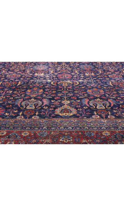 11 x 19 Antique Persian Kerman Rug 77185
