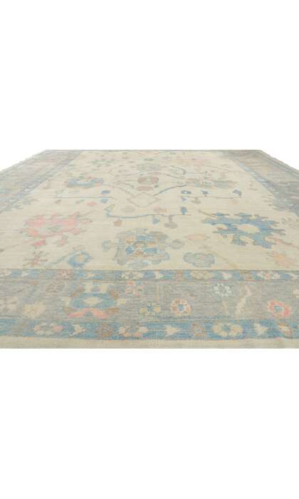 12 x 15 Pastel Turkish Oushak Rug 53796