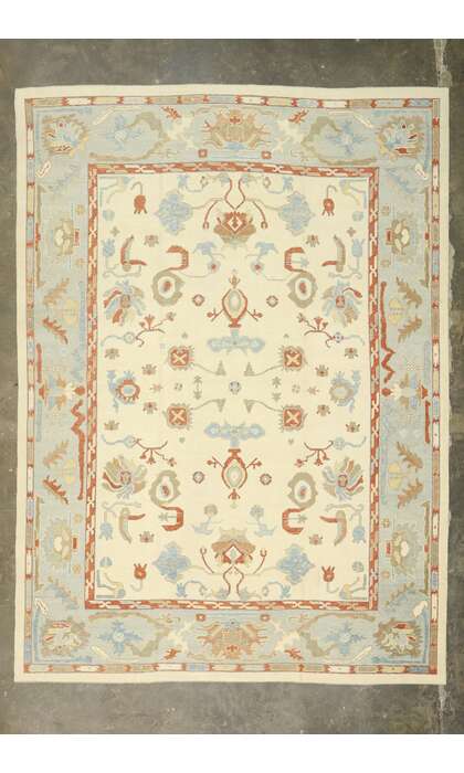 12 x 17 Large Modern Oushak Rug 51519