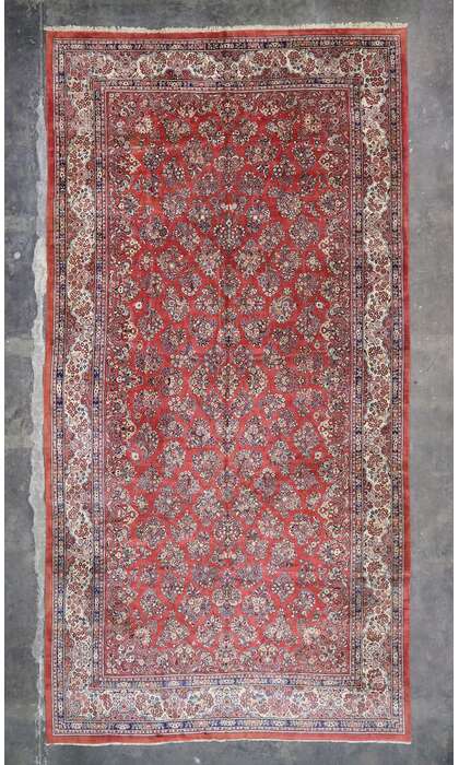 12 x 23 Antique Persian Rug Hotel Size Carpet 74401