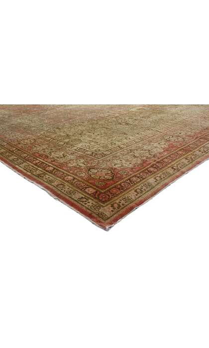 15 x 21 Antique Persian Tabriz Rug Hotel Size 76770