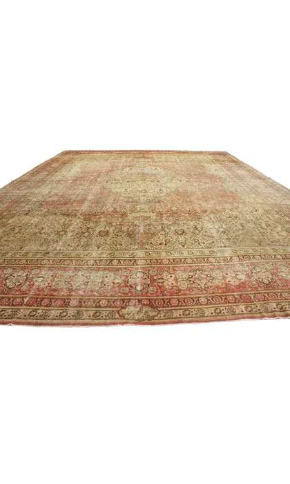 15 x 21 Antique Persian Tabriz Rug Hotel Size 76770