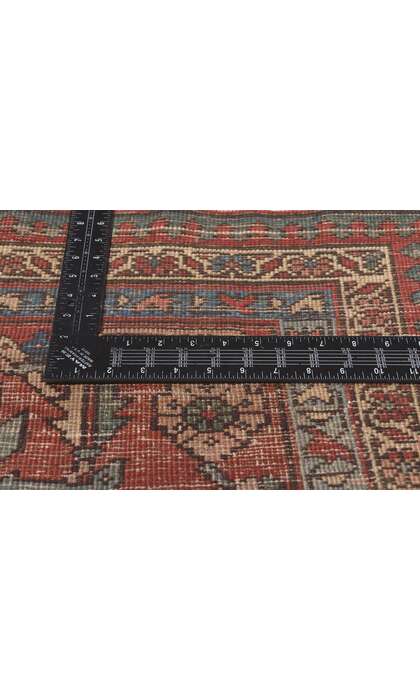16 x 24 Oversized Antique Persian Serapi Rug 77525