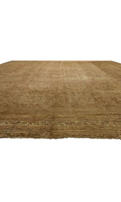 20 x 22 Oversized Antique Turkish Oushak Rug 73446
