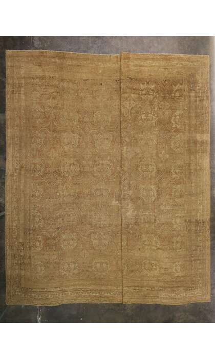 20 x 22 Oversized Antique Turkish Oushak Rug 73446