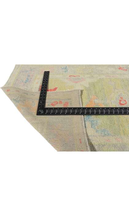 3 x 16 Colorful Oushak Rug Runner 53823